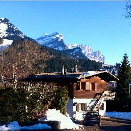 Charmant Appartement Dans Chalet Les Carroz d'Araches Exteriör bild